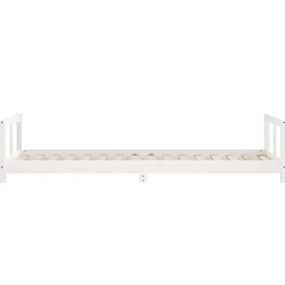 Niños vidaXL Mobiliario Para Bebés Y Niños Pequeños-Estructura de cama para niños madera de pino 90x200 cm