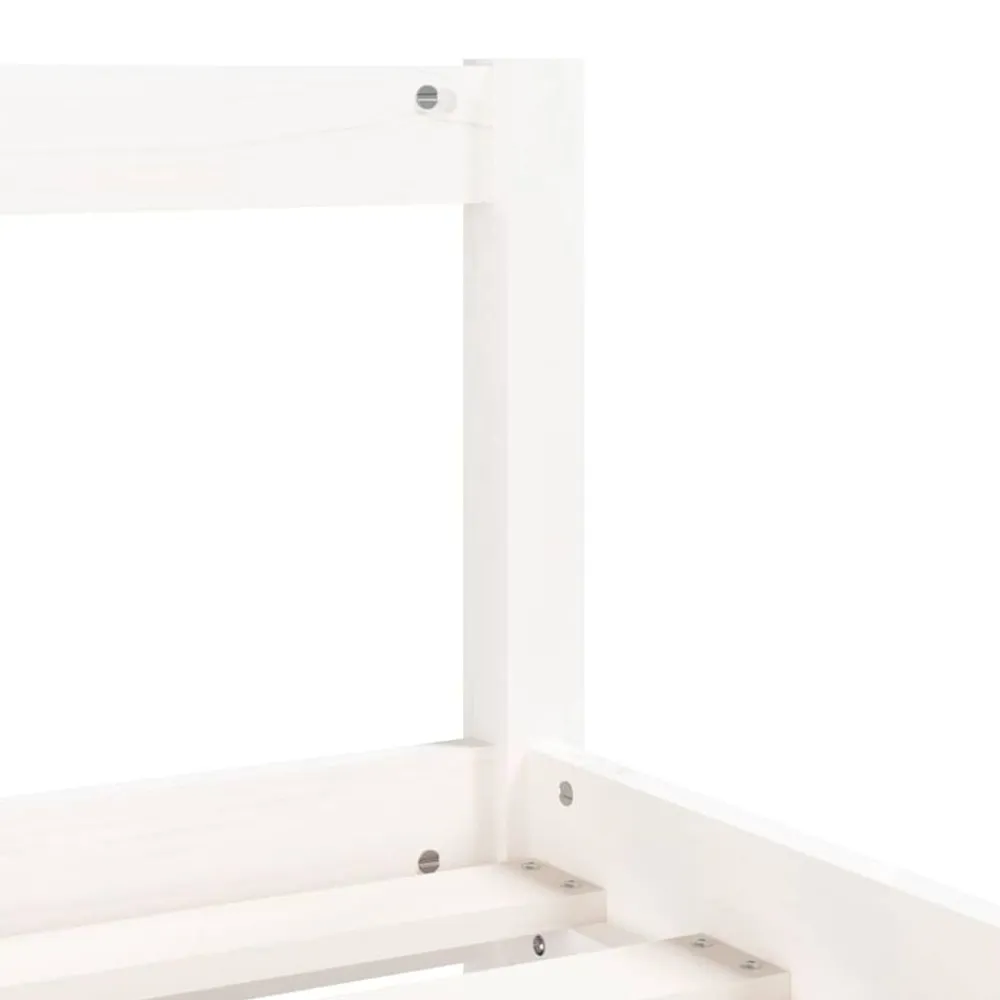 Niños vidaXL Mobiliario Para Bebés Y Niños Pequeños-Estructura de cama para niños madera de pino 90x200 cm