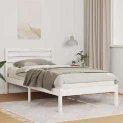 vidaXL Camas Y Accesorios-Estructura de cama 80 x 200 cm Madera de pino macizo