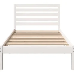 vidaXL Camas Y Accesorios-Estructura de cama 80 x 200 cm Madera de pino macizo