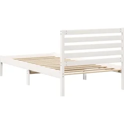 vidaXL Camas Y Accesorios-Estructura de cama 80 x 200 cm Madera de pino macizo