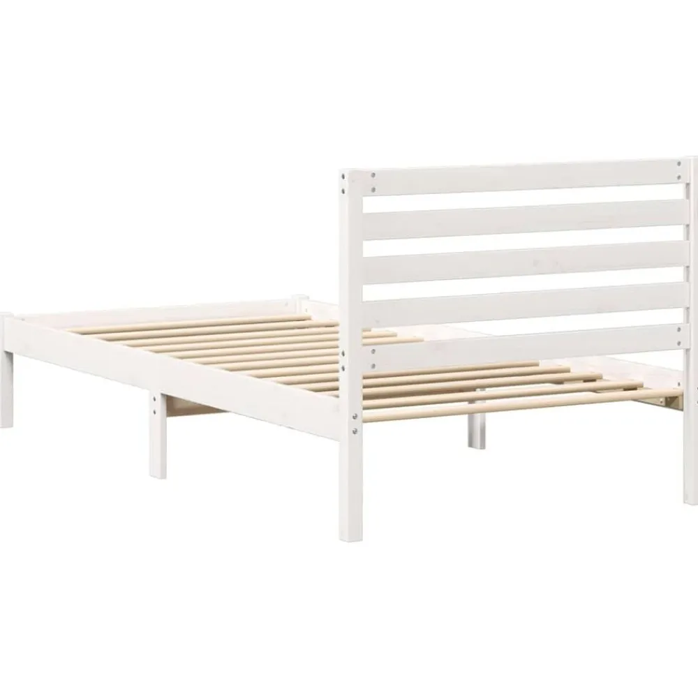vidaXL Camas Y Accesorios-Estructura de cama 80 x 200 cm Madera de pino macizo