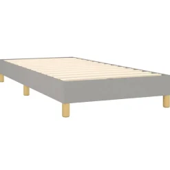 vidaXL Camas Y Accesorios-Estructura de cama con somier tela 80x200 cm