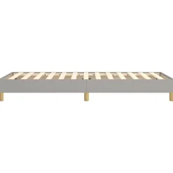 vidaXL Camas Y Accesorios-Estructura de cama con somier tela 80x200 cm