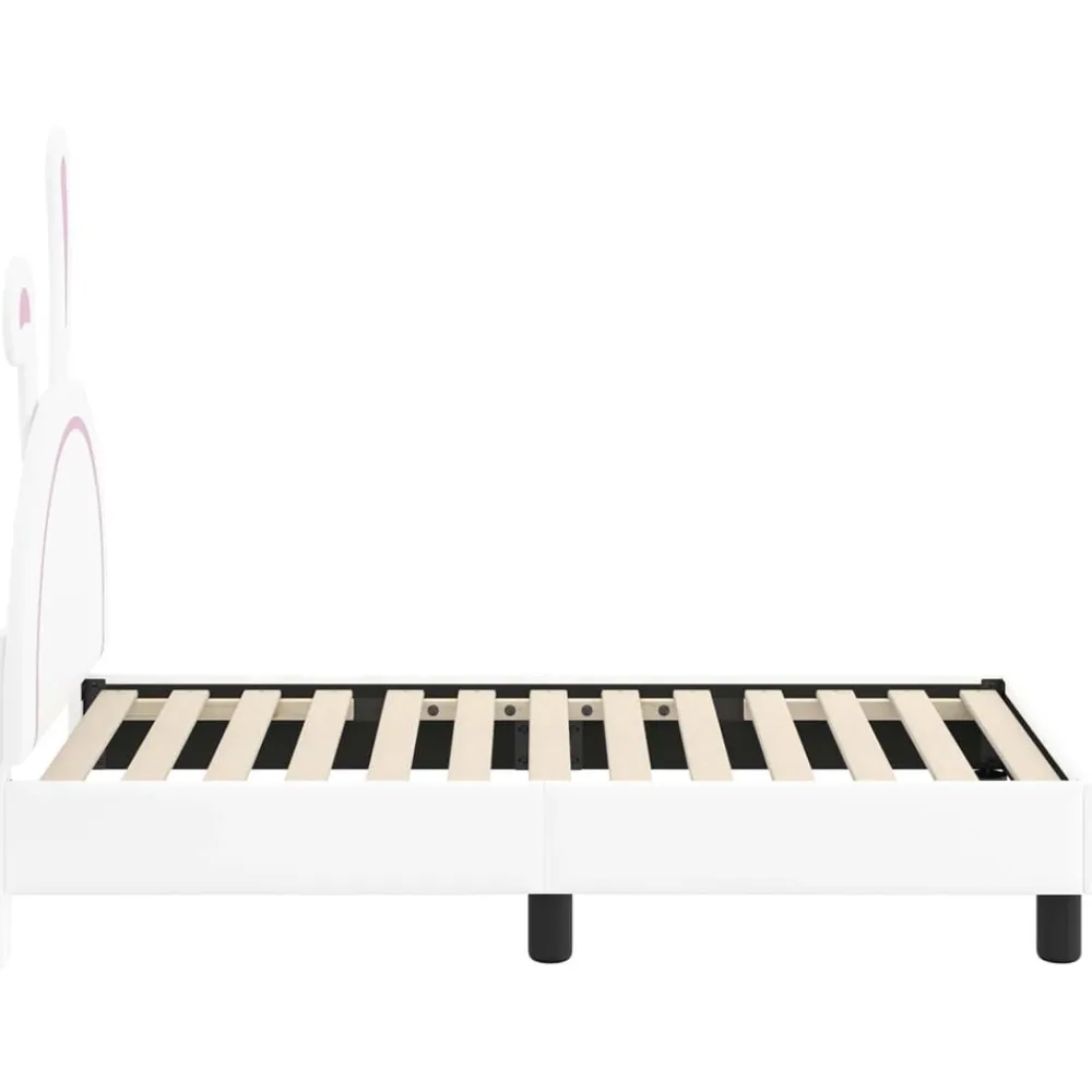 vidaXL Estructura de cama para niños pequeños con cabecera 70 x 140 cm White Outlet