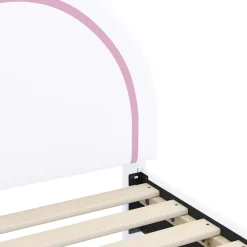 vidaXL Estructura de cama para niños pequeños con cabecera 70 x 140 cm White Outlet