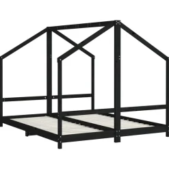 Niños vidaXL Mobiliario Para Bebés Y Niños Pequeños-Estructura de cama para niños madera pino 2x(80x200) cm