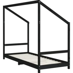 Niños vidaXL Mobiliario Para Bebés Y Niños Pequeños-Estructura de cama para niños madera pino 2x(80x200) cm