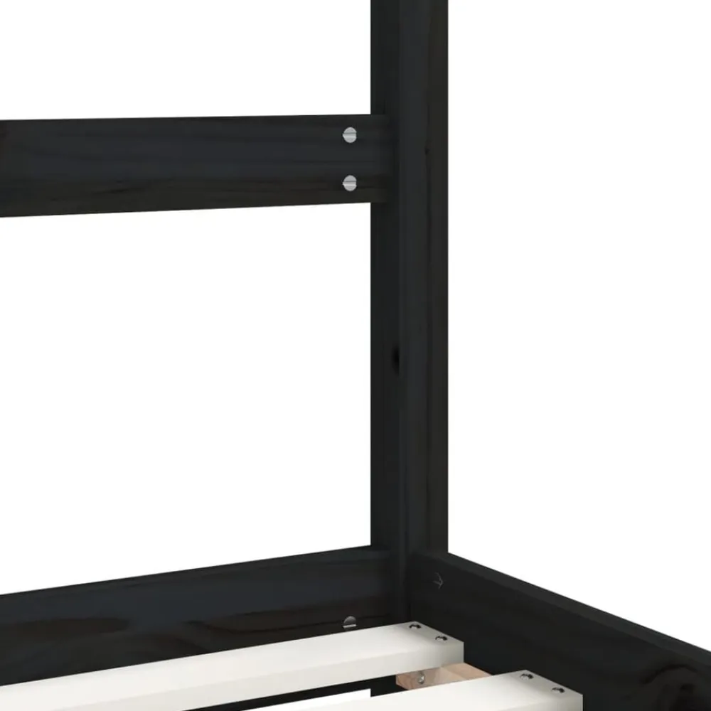 Niños vidaXL Mobiliario Para Bebés Y Niños Pequeños-Estructura de cama para niños madera pino 2x(80x200) cm