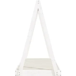 vidaXL Estructura de cama para niños madera de pino 70x140 cm Blanco Outlet
