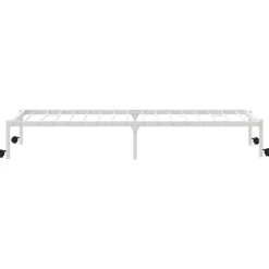 vidaXL Estructura de cama sin colchón plegable acero 75x190 cm Blanco Best