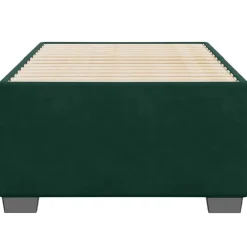 vidaXL Estructura de cama sin colchón terciopelo 80x200cm Verde oscuro Online