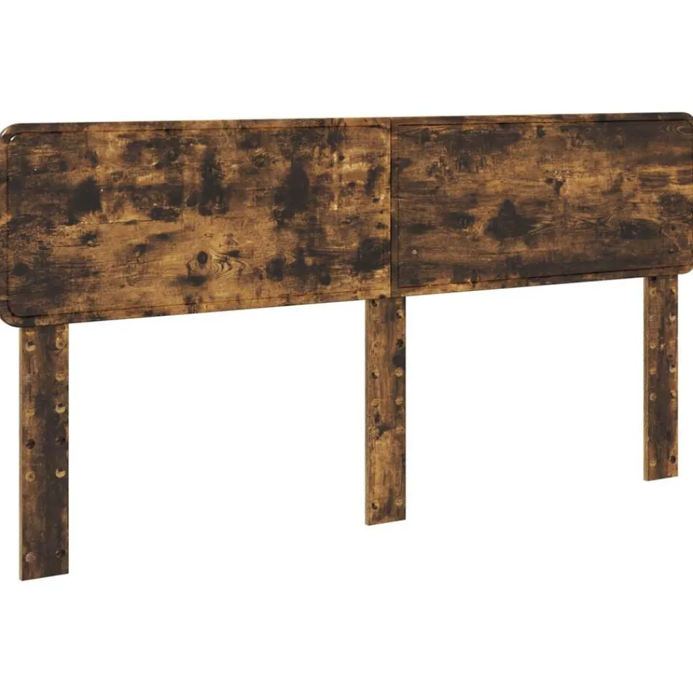 vidaXL Estructura de cama con cajón 200 x 200 cm Roble ahumado Best