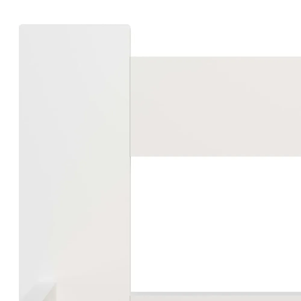vidaXL Estructura de cama sin colchón madera de pino 90x200 cm Blanco New