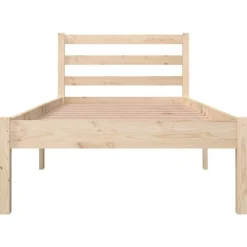 vidaXL Camas Y Accesorios-Estructura de cama individual sin colchón 75x190 cm