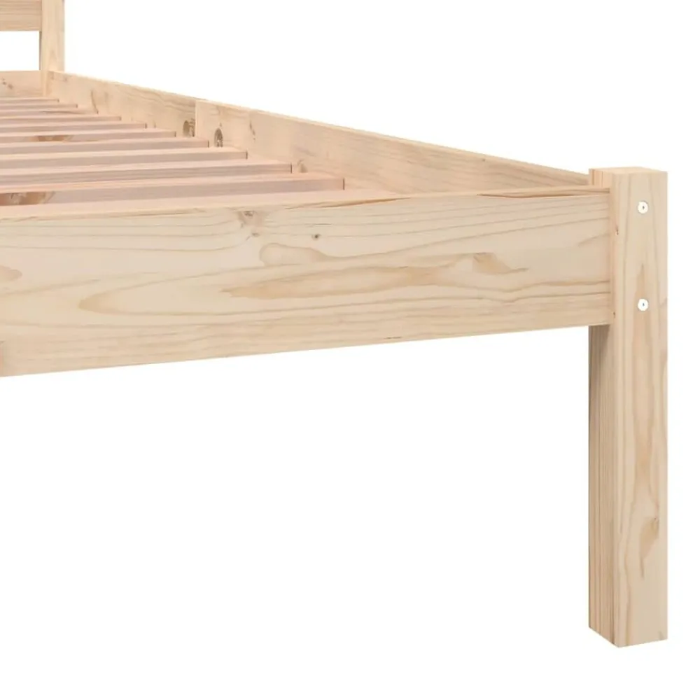 vidaXL Camas Y Accesorios-Estructura de cama individual sin colchón 75x190 cm