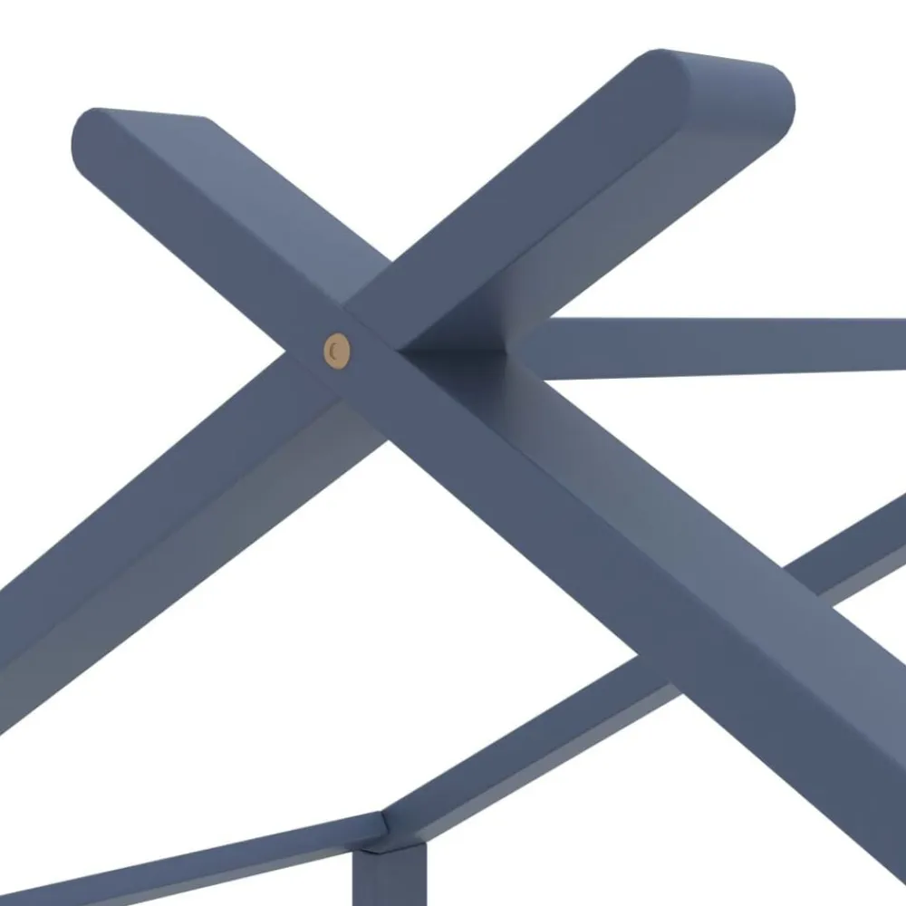 Niños vidaXL Mobiliario Para Bebés Y Niños Pequeños-Estructura de cama infantil madera maciza pino 70x140 cm