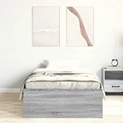 vidaXL Camas Y Accesorios-Estructura de cama 90x200 cm