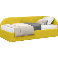 vidaXL Conjuntos De Muebles-Estructura de Cama Esquina con Colchón Manual 2 pcs