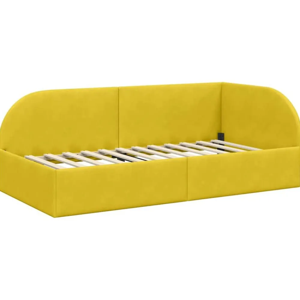 vidaXL Conjuntos De Muebles-Estructura de Cama Esquina con Colchón Manual 2 pcs