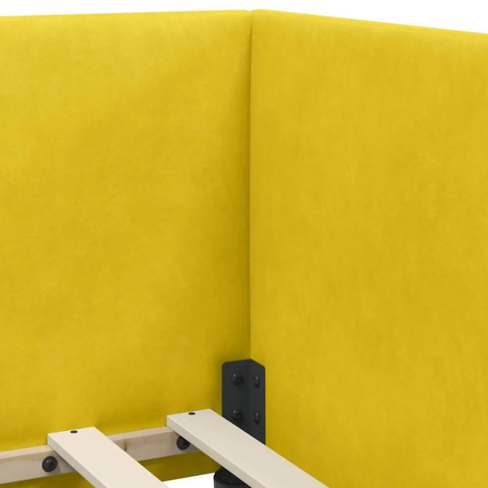 vidaXL Conjuntos De Muebles-Estructura de Cama Esquina con Colchón Manual 2 pcs