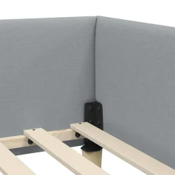 vidaXL Estructura de cama en esquina 80 x 200 cm tela Gris claro Online