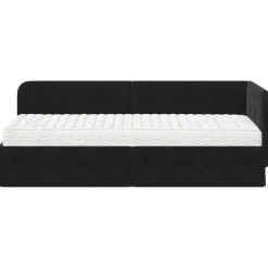 vidaXL Estructura de cama en esquina 80 x 200 cm Terciopelo Negro Online