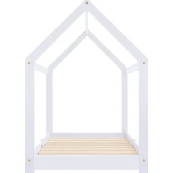 Niños vidaXL Mobiliario Para Bebés Y Niños Pequeños-Estructura de cama infantil madera maciza pino 70x140 cm