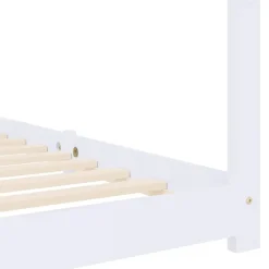 Niños vidaXL Mobiliario Para Bebés Y Niños Pequeños-Estructura de cama infantil madera maciza pino 70x140 cm