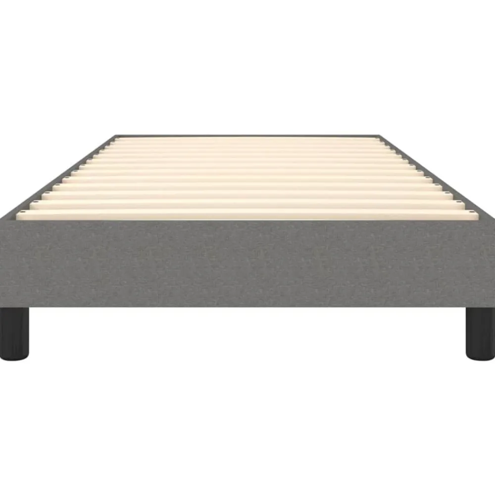vidaXL Camas Y Accesorios-Estructura de cama con somier tela 80x200 cm