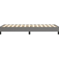 vidaXL Camas Y Accesorios-Estructura de cama con somier tela 80x200 cm