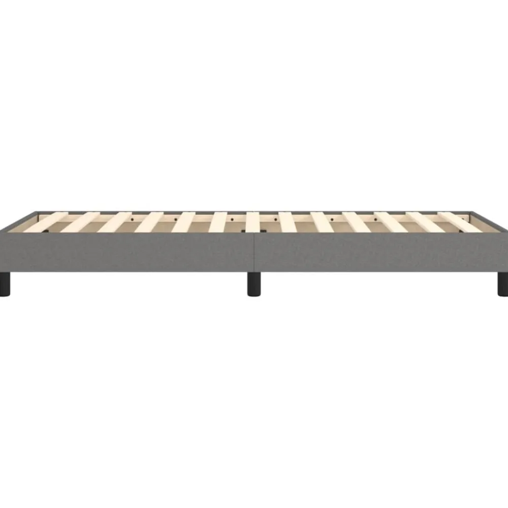 vidaXL Camas Y Accesorios-Estructura de cama con somier tela 80x200 cm