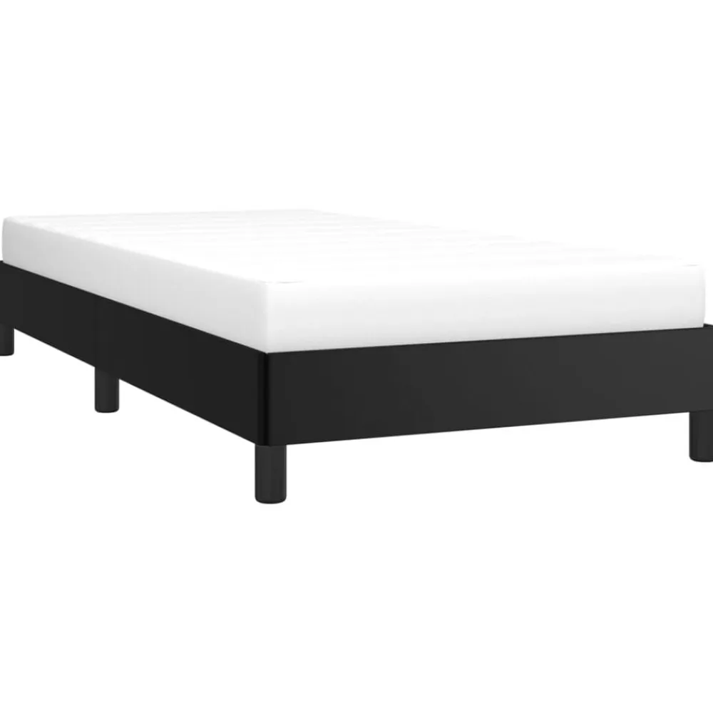 vidaXL Camas Y Accesorios-Estructura de cama sin colchón cuero sintético 80x200 cm