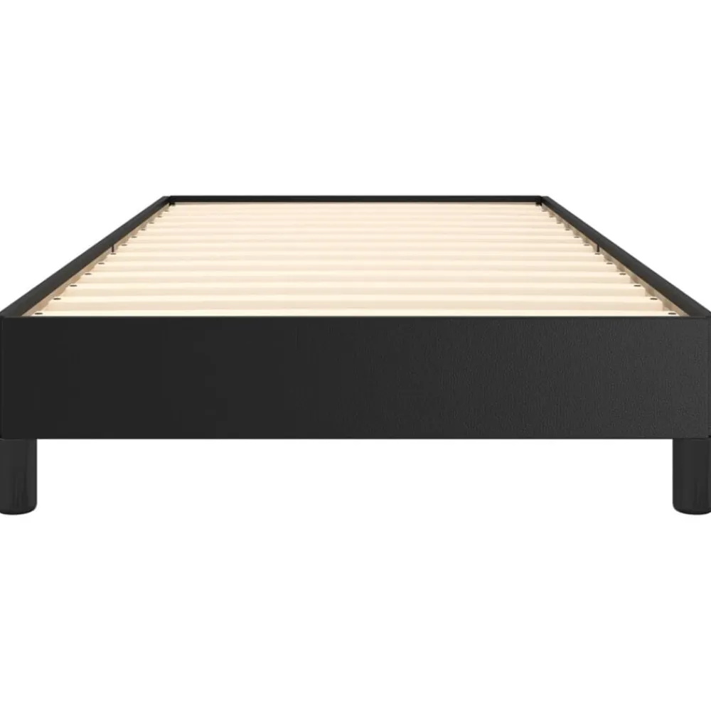 vidaXL Camas Y Accesorios-Estructura de cama sin colchón cuero sintético 80x200 cm