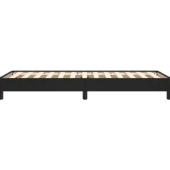 vidaXL Camas Y Accesorios-Estructura de cama sin colchón cuero sintético 80x200 cm
