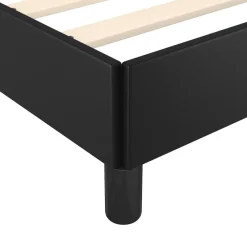 vidaXL Camas Y Accesorios-Estructura de cama sin colchón cuero sintético 80x200 cm