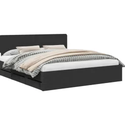 vidaXL Conjuntos De Muebles|Camas Y Accesorios-Estructura de cama 200 x 200 cm Madera de ingeniería