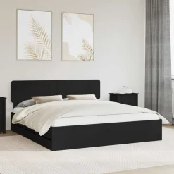 vidaXL Conjuntos De Muebles|Camas Y Accesorios-Estructura de cama 200 x 200 cm Madera de ingeniería