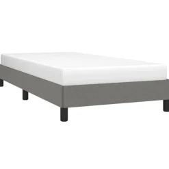 vidaXL Estructura de cama sin colchón tela 80x200 cm Gris oscuro Sale