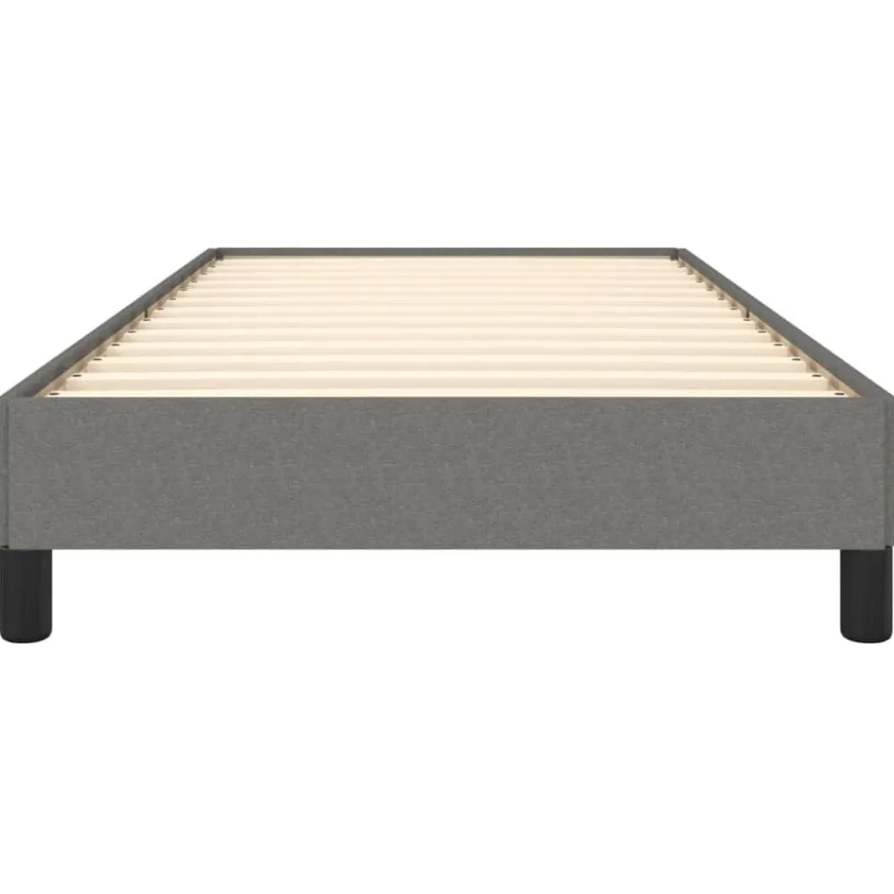 vidaXL Estructura de cama sin colchón tela 80x200 cm Gris oscuro Sale