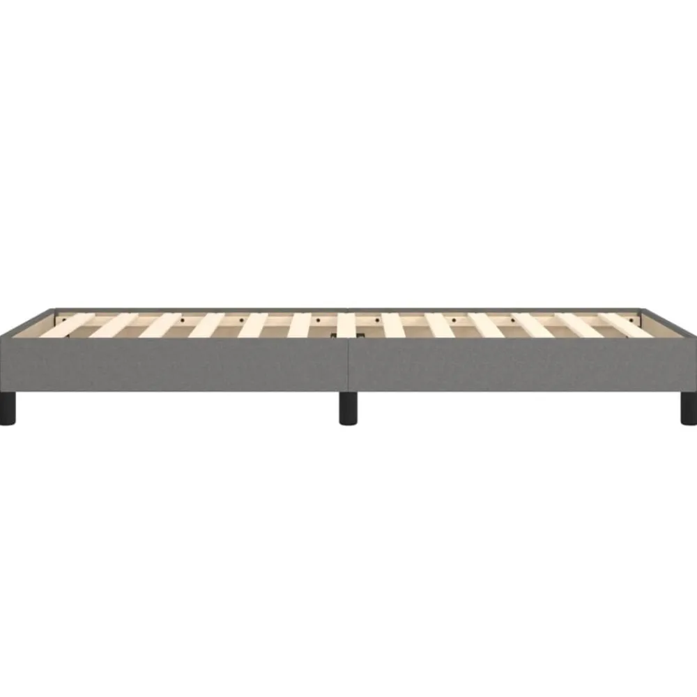 vidaXL Estructura de cama sin colchón tela 80x200 cm Gris oscuro Sale