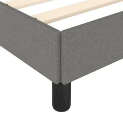 vidaXL Estructura de cama sin colchón tela 80x200 cm Gris oscuro Sale