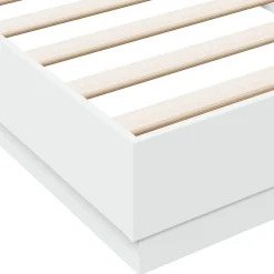 vidaXL Estructura de cama madera de ingeniería blanca 100x200 cm Blanco Sale