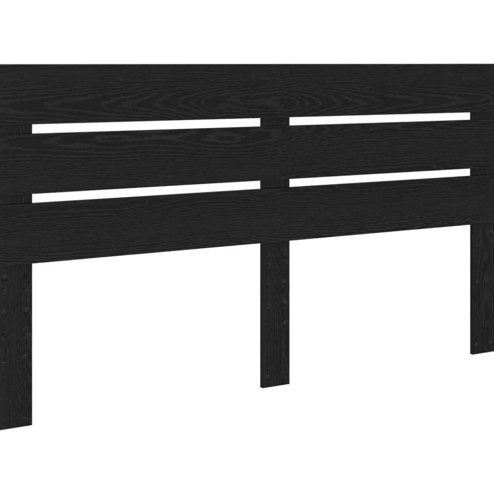 vidaXL Estructura de cama con cajón 180 x 200 cm Roble negro Clearance
