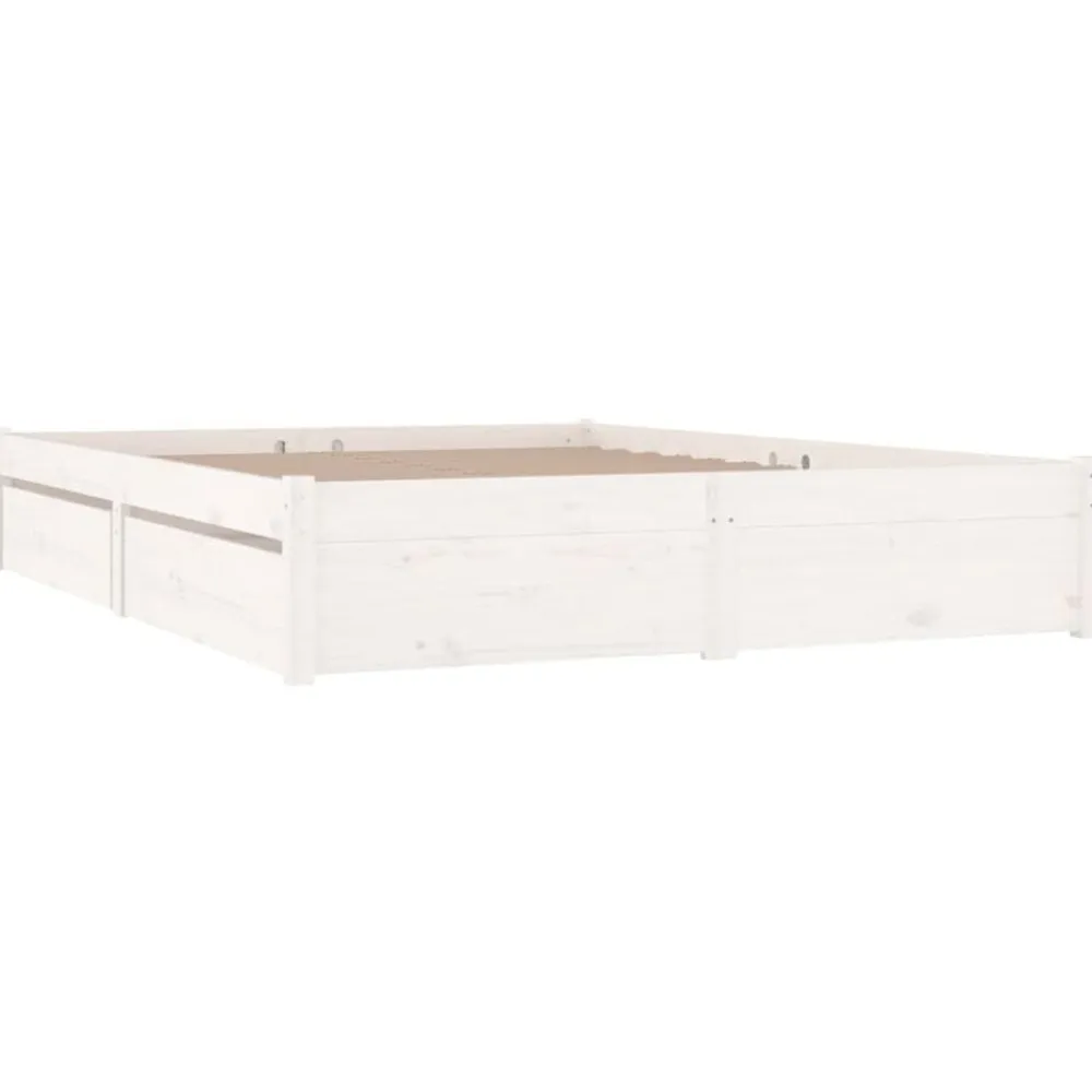 vidaXL Camas Y Accesorios-Estructura de cama con cajones 140x190 cm