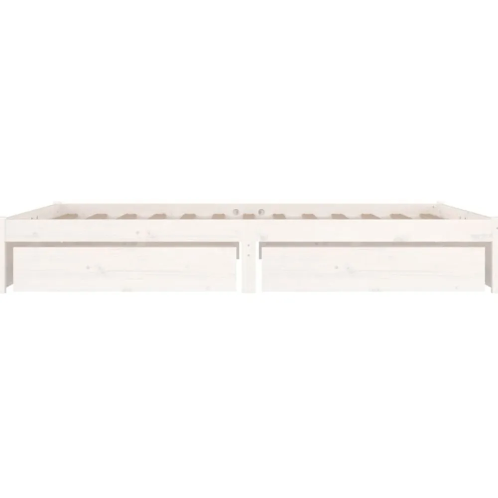 vidaXL Camas Y Accesorios-Estructura de cama con cajones 140x190 cm