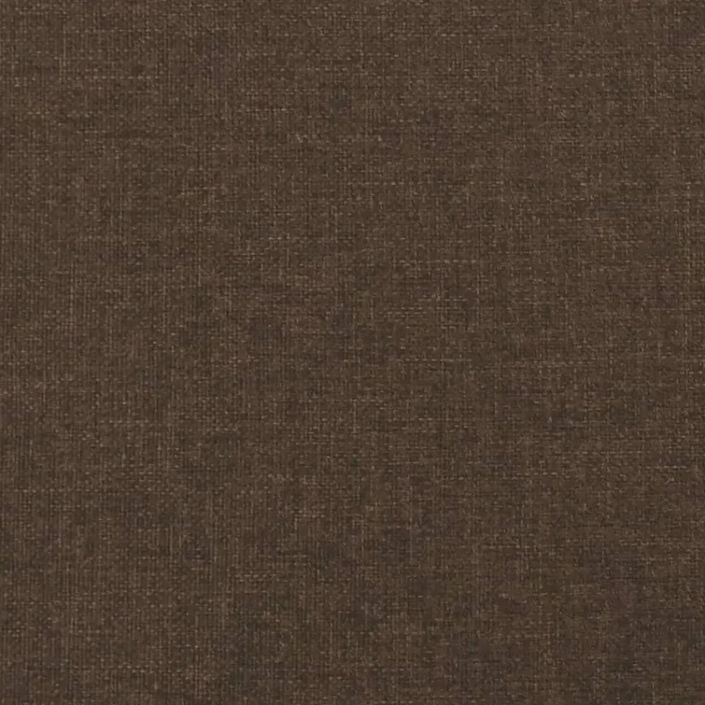 vidaXL Camas Y Accesorios-Estructura de cama sin colchón tela marrón oscuro 80x200 cm