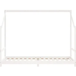 Niños vidaXL Mobiliario Para Bebés Y Niños Pequeños-Estructura de cama para niños madera de pino 80x200 cm