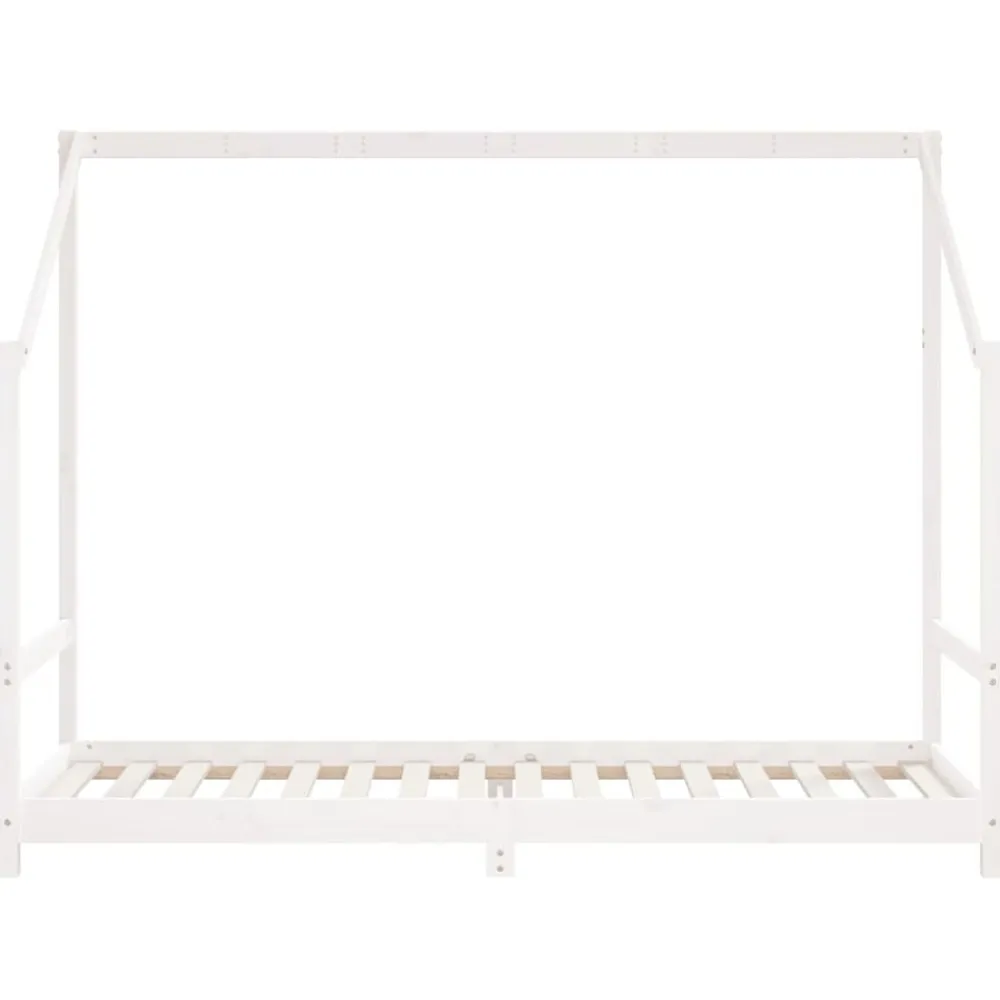 Niños vidaXL Mobiliario Para Bebés Y Niños Pequeños-Estructura de cama para niños madera de pino 80x200 cm