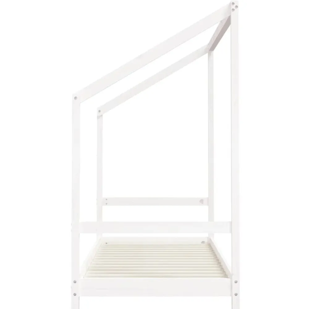 Niños vidaXL Mobiliario Para Bebés Y Niños Pequeños-Estructura de cama para niños madera de pino 80x200 cm
